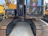 2023 Volvo EC140 crawler excavator, rear view of the upper structure and tracks