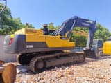 2019 Volvo EC480DL crawler excavator, rear three-quarter view