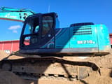 2016 Kobelco SK210LC crawler excavator side view
