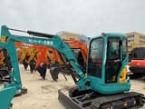 2021 Kubota U35 mini excavator, side view