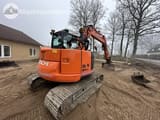 2018 Hitachi Zaxis 85US mini excavator, rear three-quarter view
