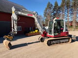 2018 Takeuchi TB290 excavator, side view