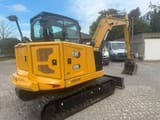 2021 Caterpillar 306CR mini excavator, rear three-quarter view