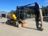 2017 Volvo EW210D wheel excavator, side view