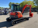 2013 Kubota KX155-3 mini excavator, rear three-quarter view