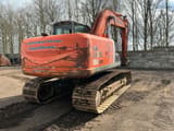 2009 Hitachi Zaxis 180LCN crawler excavator, rear three-quarter view