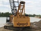 1993 Weserhütte SW191 dragline, rear three-quarter view