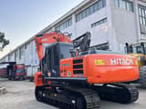 2022 Hitachi Zaxis 210HG crawler excavator, rear three-quarter view