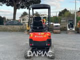 2020 Kubota U17-3A mini excavator, rear view