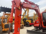 2023 Doosan DX80 mini excavator boom and cab view