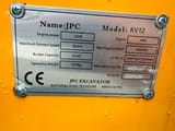 2025 JPC KV12 mini excavator identification plate