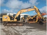 2020 Caterpillar 320 crawler excavator, side profile view