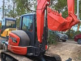 2022 Kubota KX165 crawler excavator, rear three-quarter view
