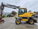 2009 Volvo EW160C wheel excavator, side view