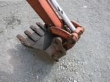 Hitachi EX26 mini excavator bucket and arm detail