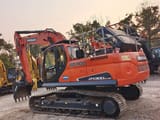2023 Doosan DX300LC-9C crawler excavator, rear three-quarter view