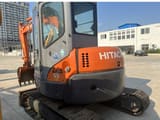 2020 Hitachi Zaxis 55 UR mini excavator rear three-quarter view