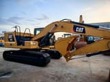 2021 Caterpillar 320 crawler excavator, side profile view
