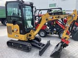 2023 Caterpillar 301.6 mini excavator, three-quarter view