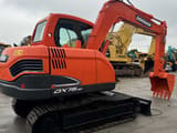 2020 Doosan DX75-9C crawler excavator, rear three-quarter view