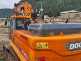 2023 Doosan DX380LC-9C excavator rear three-quarter view
