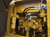 2023 Caterpillar 315D2GC crawler excavator engine compartment view