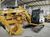 Caterpillar 307E Mini Excavator, front three-quarter view