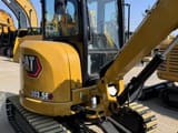 2020 Caterpillar 303.5E mini excavator, rear three-quarter view