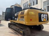 2000 Caterpillar 330D crawler excavator, rear three-quarter view