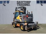 2017 Volvo EWR150E wheel excavator, rear three-quarter view