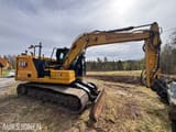 2022 Caterpillar 313 Next Gen excavator, side view