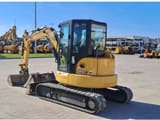 2021 Caterpillar 305E2 crawler excavator, rear three-quarter view