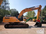 2016 CASE CX300D crawler excavator, side view