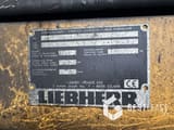2023 Liebherr R914COMPACT manufacturer identification plate