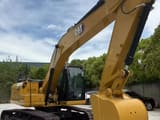 Caterpillar 320GC crawler excavator, front three-quarter view