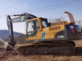2023 Volvo EC210BLC crawler excavator, side view