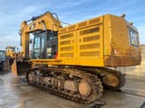 2018 Caterpillar 374FL crawler excavator, rear three-quarter view