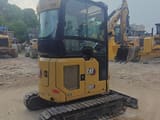 2020 Caterpillar 302CR mini excavator, rear three-quarter view