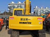 2023 Komatsu PC120 crawler excavator rear view