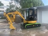 2020 Caterpillar 303E mini excavator, side profile view