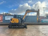 2023 XCMG XE80E mini excavator, side view