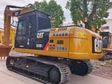 2024 Caterpillar 320D2L crawler excavator, rear three-quarter view