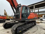 2023 Doosan DX340LCA crawler excavator, side profile view