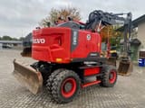 2018 Volvo EWR170E wheel excavator, rear three-quarter view