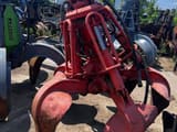 2002 Atlas 1504MI material handler orange hydraulic grapple attachment