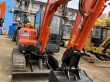 2018 Doosan DX60W crawler excavator, front three-quarter view