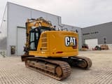 2021 Caterpillar 325-07B crawler excavator, rear three-quarter view