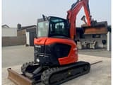 2021 Kubota U50-5 mini excavator, front three-quarter view