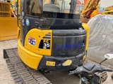 2020 Komatsu PC35MR mini excavator, rear three-quarter view