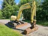 2007 Yanmar VIO75 A mini excavator, side view